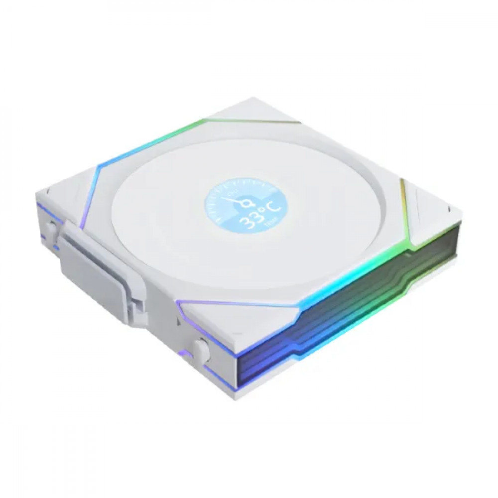 Система охлаждения Lian Li UNI FAN TL WIRELESS LCD 140 REVERSE BLADE G99.14RTLLCD1W1W.00 Для системного блока — фото товара