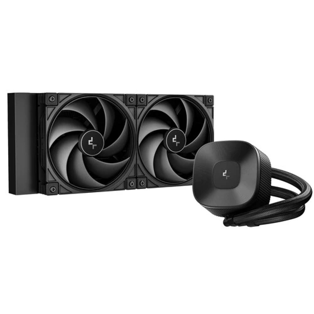 Система охлаждения Deepcool LE240 V2 Zero Dark R-LE240ZERO-BKLNMD-G-1 Для процессора — фото товара