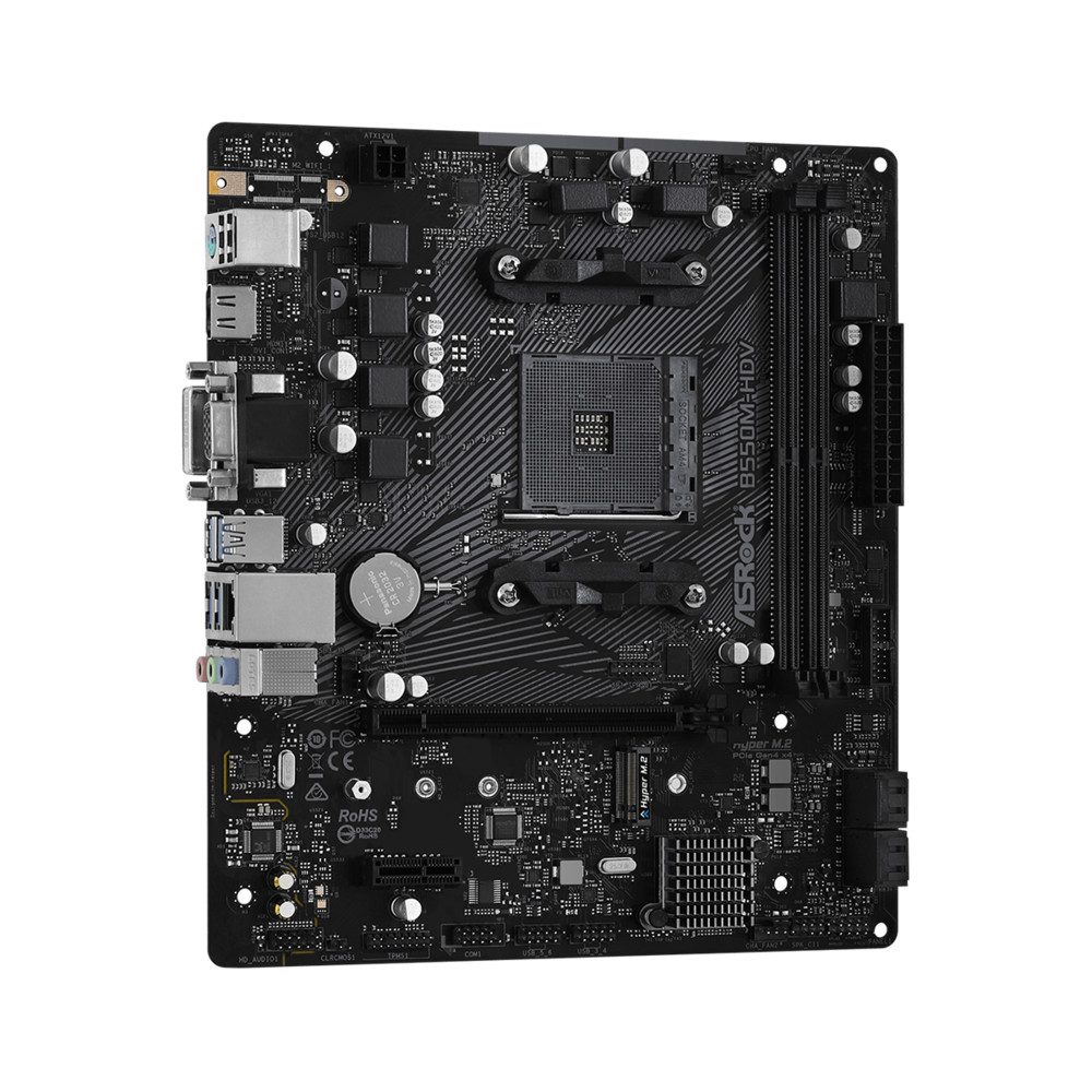 Материнская плата ASRock B550M-HDV Micro-ATX, AMD AM4 - миниатюра 2