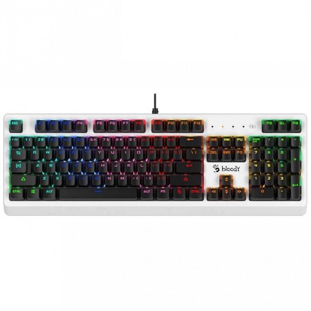 Клавиатура A4Tech Bloody B810RC WHITE RGB Проводная, USB - миниатюра 2