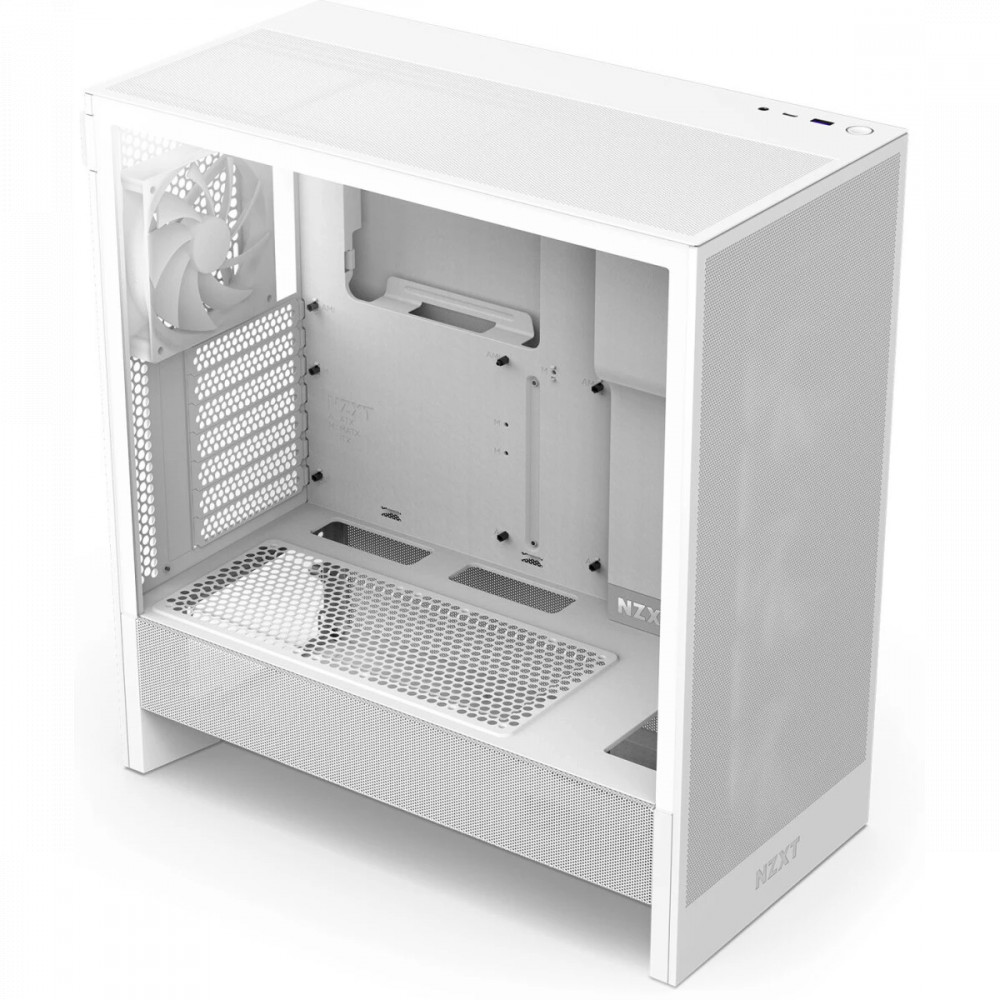 Корпус NZXT H5 Flow RGB White CC-H52FW-R1 Mid-Tower - миниатюра 4