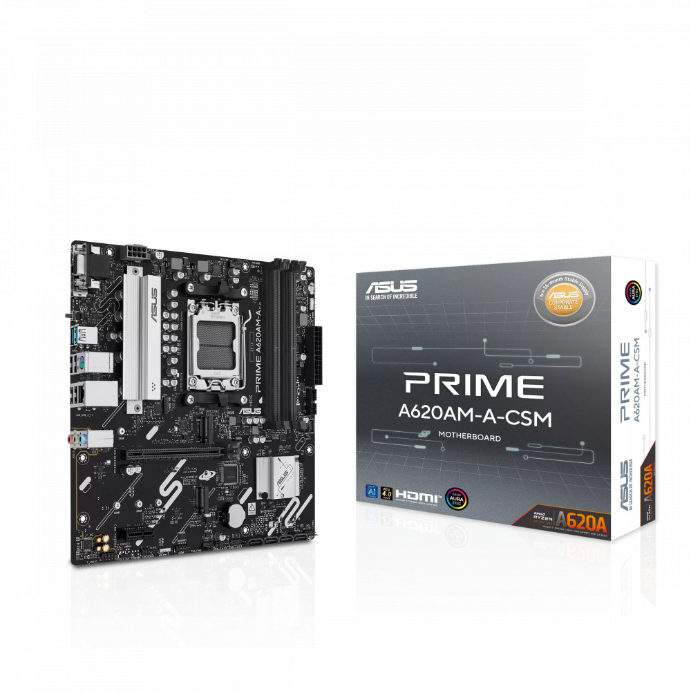 Материнская плата Asus PRIME A620AM-A-CSM 90MB1MY0-M0EAYC Micro-ATX, AMD AM5 - миниатюра 3