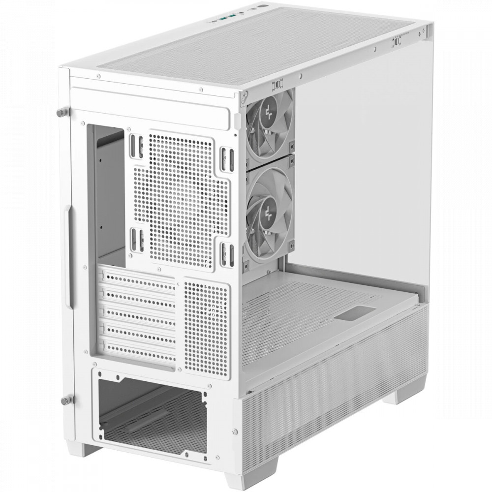 Корпус Deepcool CG380 3F White R-CG380-WHAGM3-G Mini-Tower - миниатюра 3