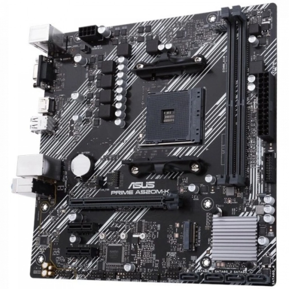 Материнская плата Asus PRIME A520M-K 90MB1500-M0EAY0|| Micro-ATX, AMD AM4 - миниатюра 3