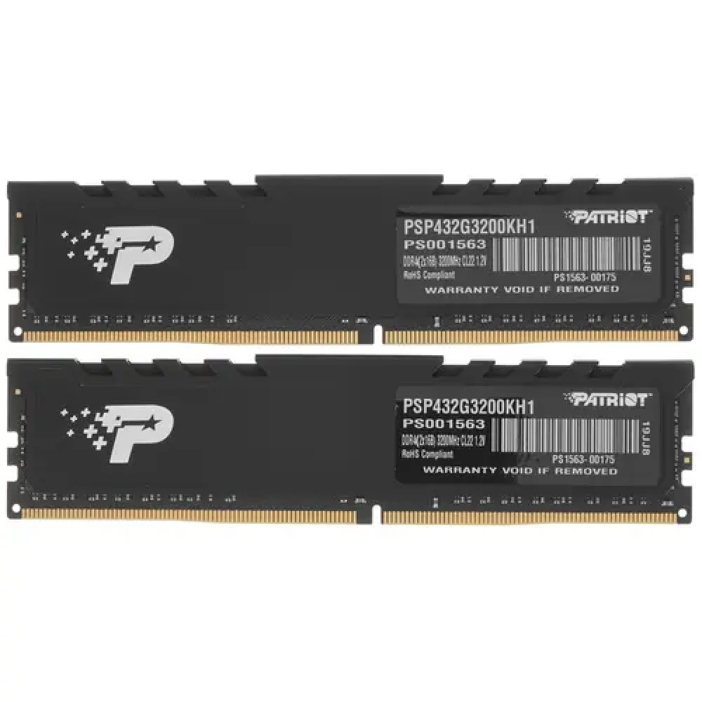 ОЗУ Patriot Signature Line Premium PSP432G3200KH1 DIMM, DDR4, 32 Гб (2 х 16 Гб), 3200 МГц - миниатюра 2