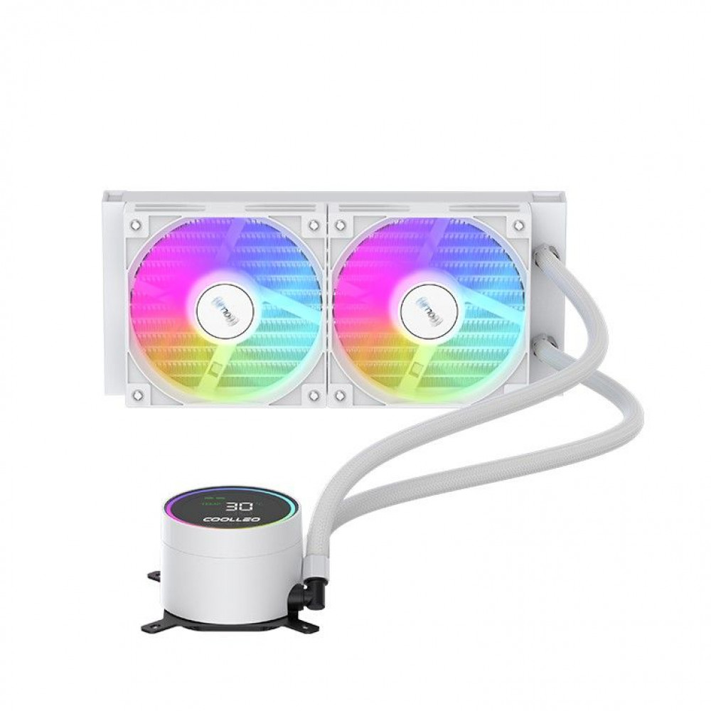 Система охлаждения Coolleo ICE Fairy DIG DIG-240-LITE-WH Для процессора - миниатюра 2