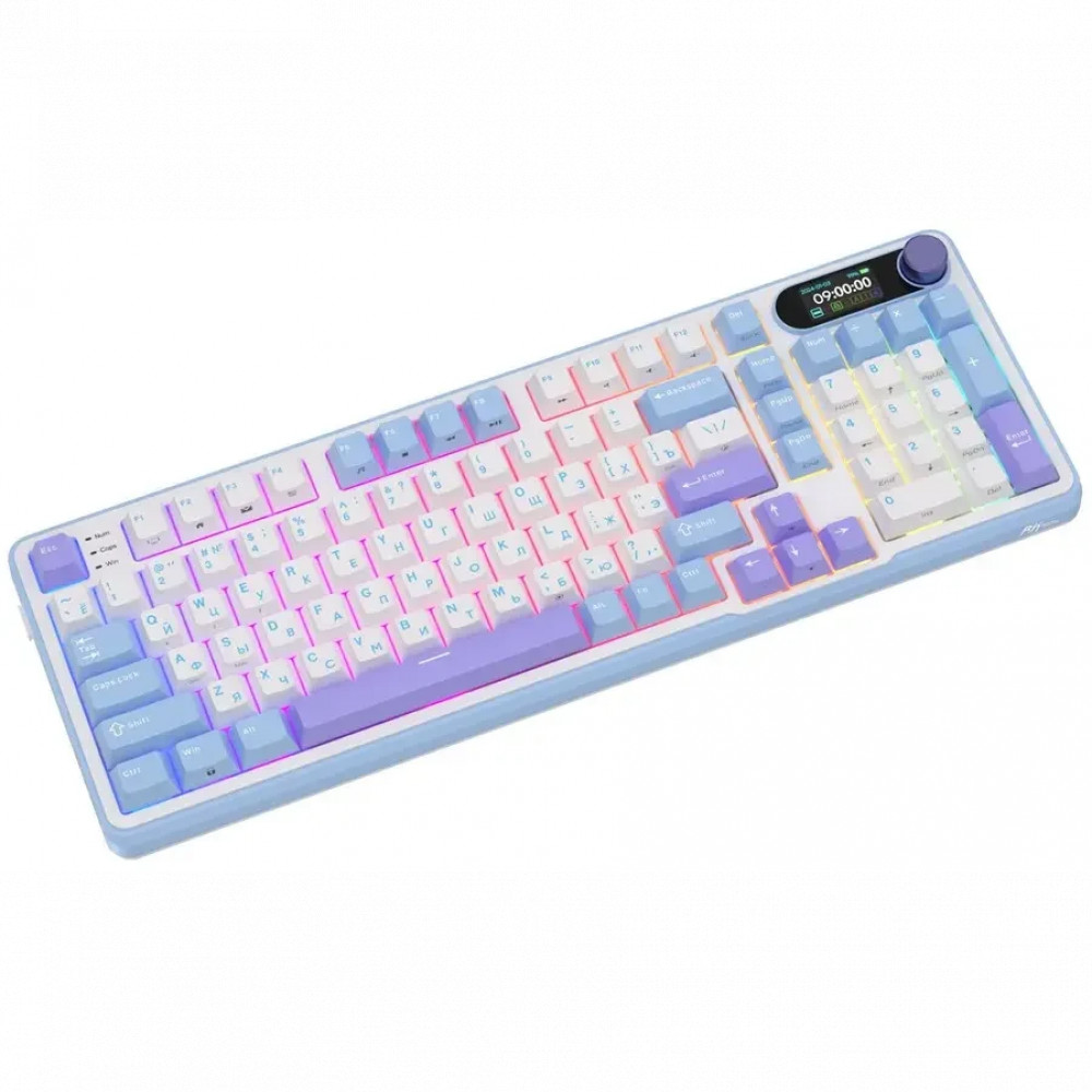 Клавиатура Royal Kludge RK-S98 Taro Milk (Cream Switch) 6977576550632 Беспроводная, Bluetooth - миниатюра 3