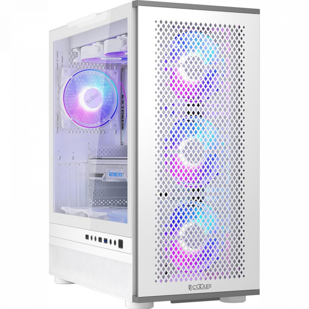 Корпус PCcooler MASTER ME200 MESH White MASTER ME200W MESH Mid-Tower - миниатюра 2