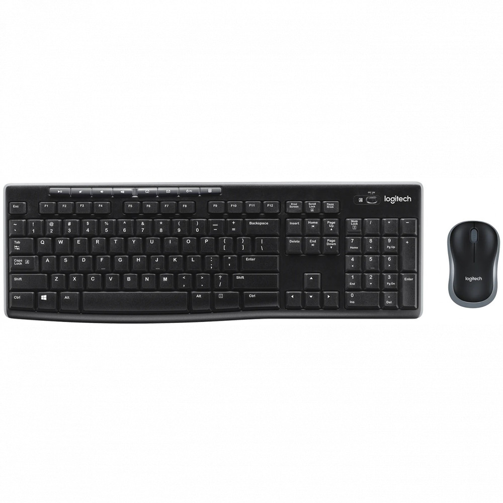 Клавиатура + мышь Logitech Wireless Combo MK275 920-008535 - миниатюра 2