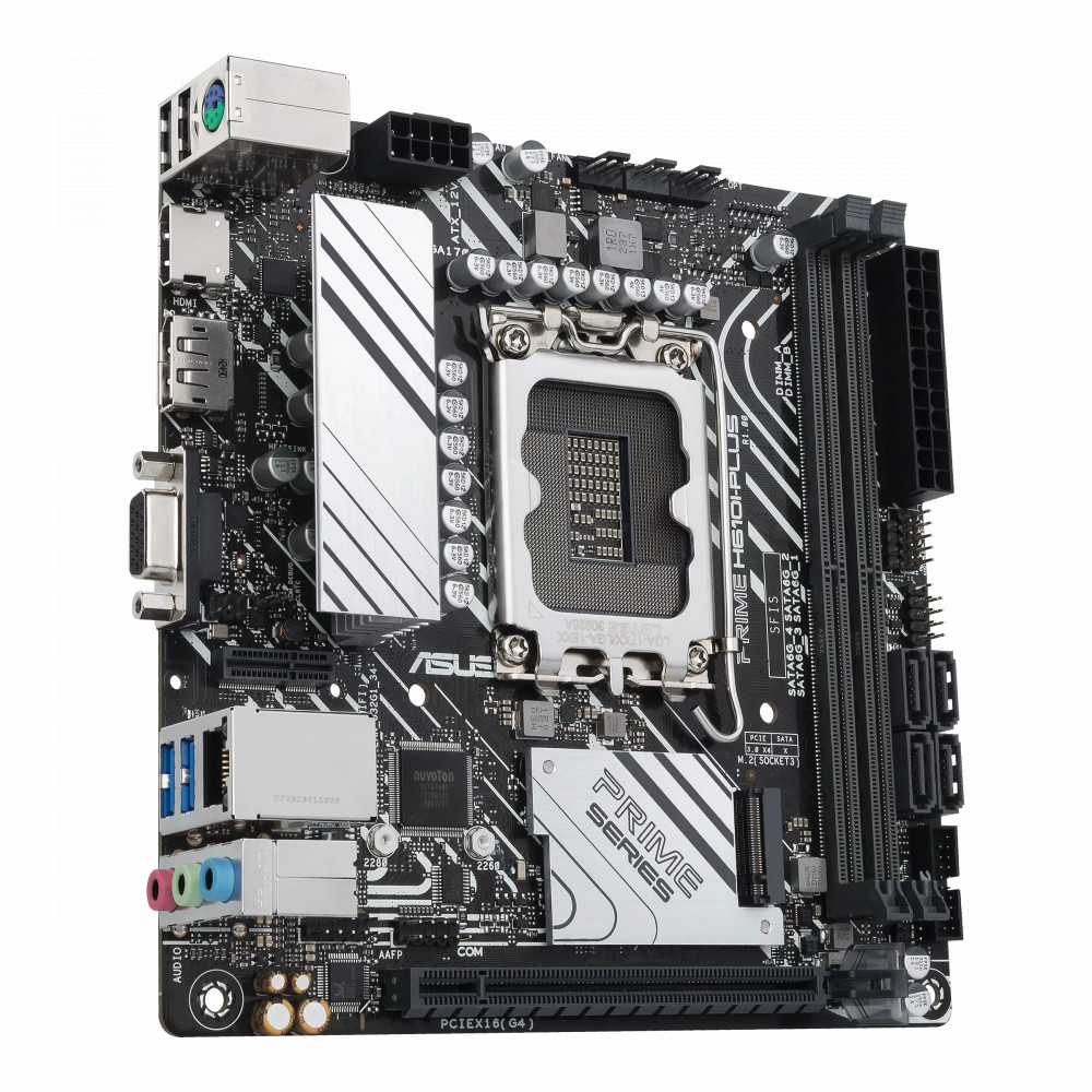 Материнская плата Asus PRIME H610I-PLUS-CSM Mini-ATX, LGA 1700 - миниатюра 3
