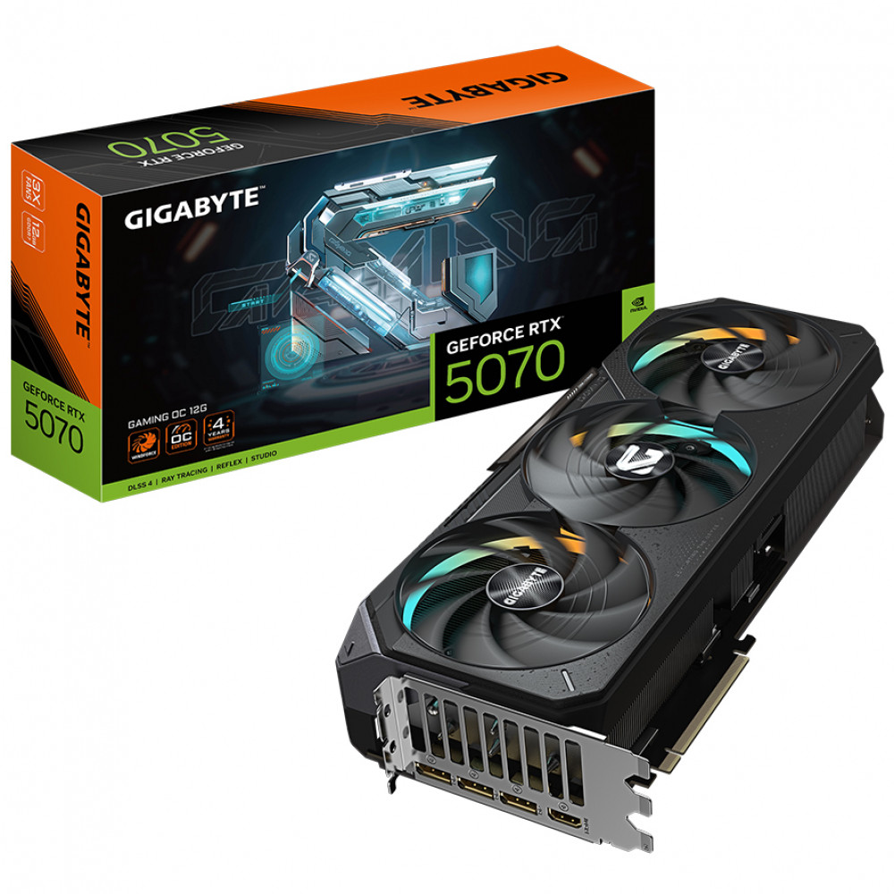 Видеокарта Gigabyte RTX5070Ti GAMING OC 16G GV-N507TGAMING OC-16GD 16 ГБ - миниатюра 3
