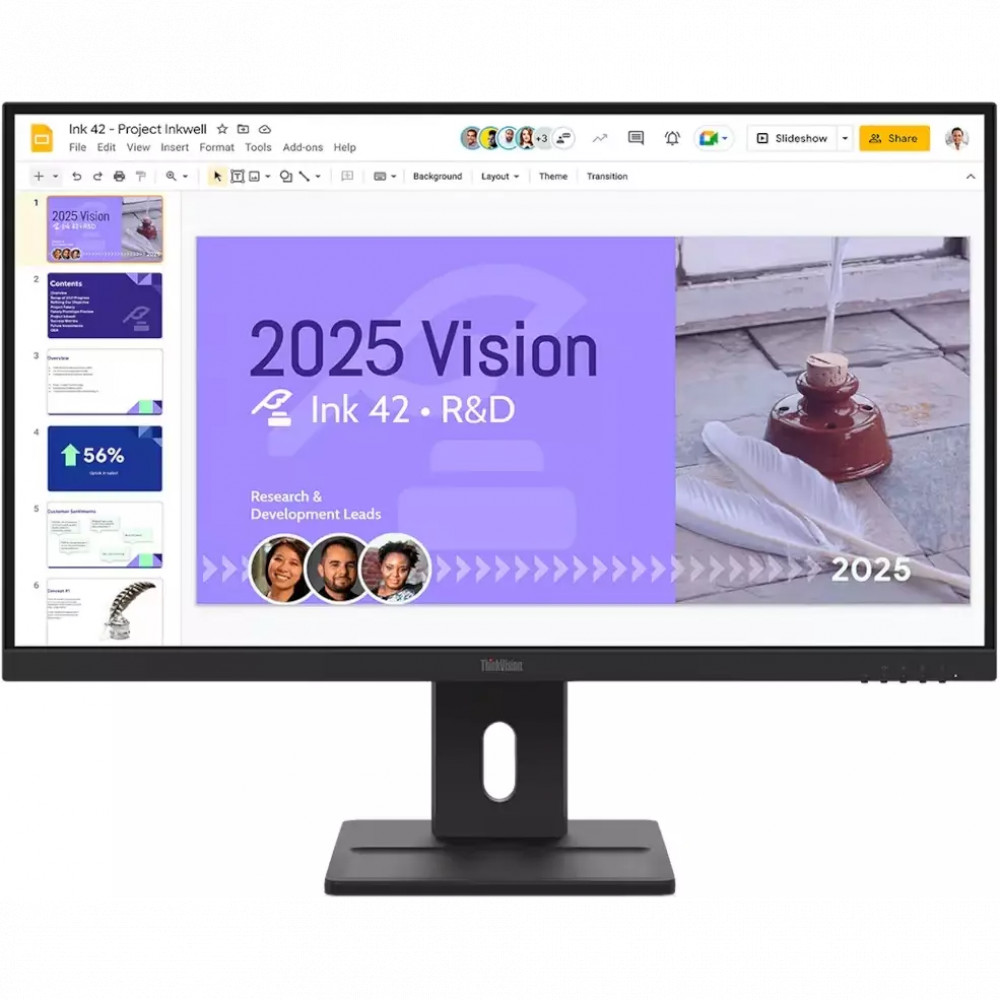Монитор Lenovo ThinkVision E27Q-40 64BDGAT4UK 27 ", IPS, Quad HD 2560x1440 (16:9), 100 Гц — фото товара