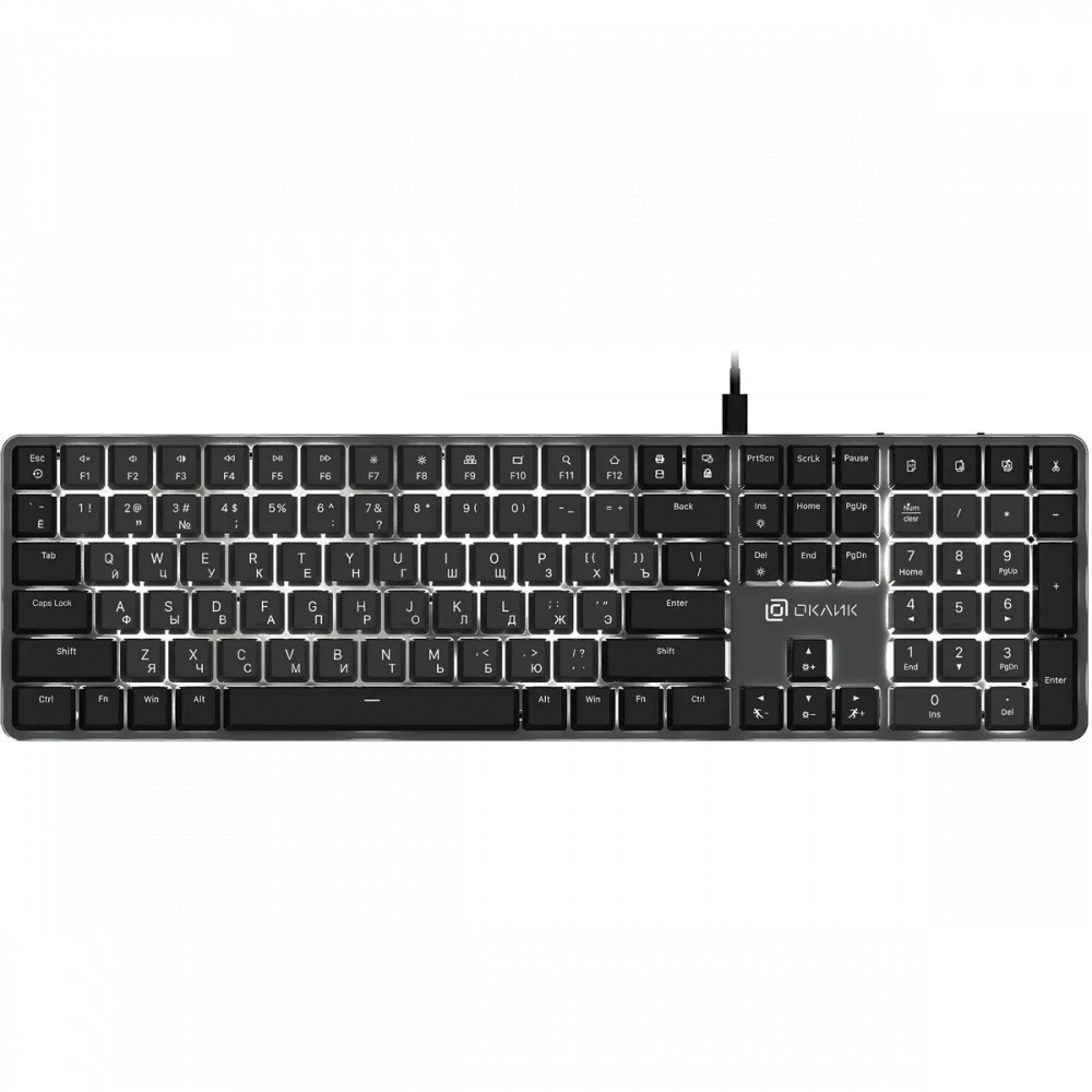 Клавиатура Oklick K953X 1901086 Проводная, USB — фото товара
