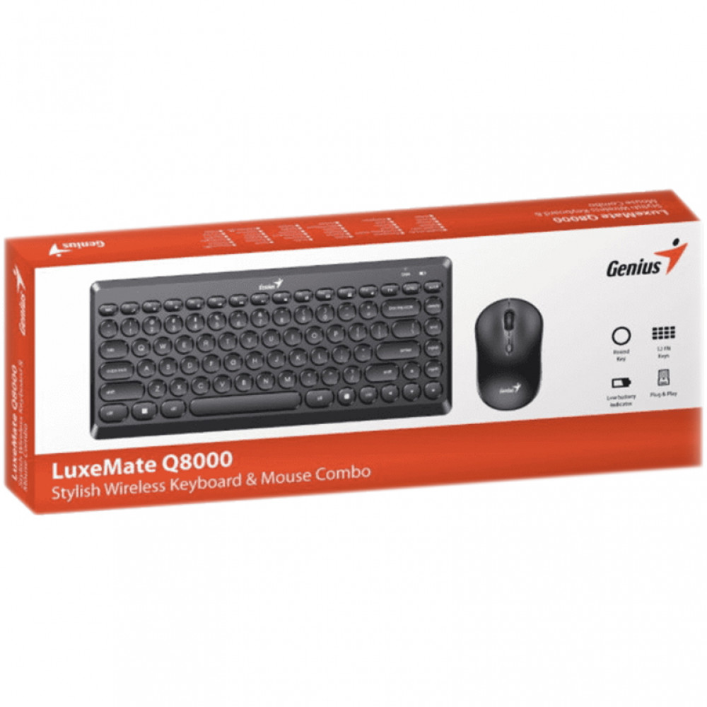 Клавиатура + мышь Genius Luxemate Q8000 Black - миниатюра 3