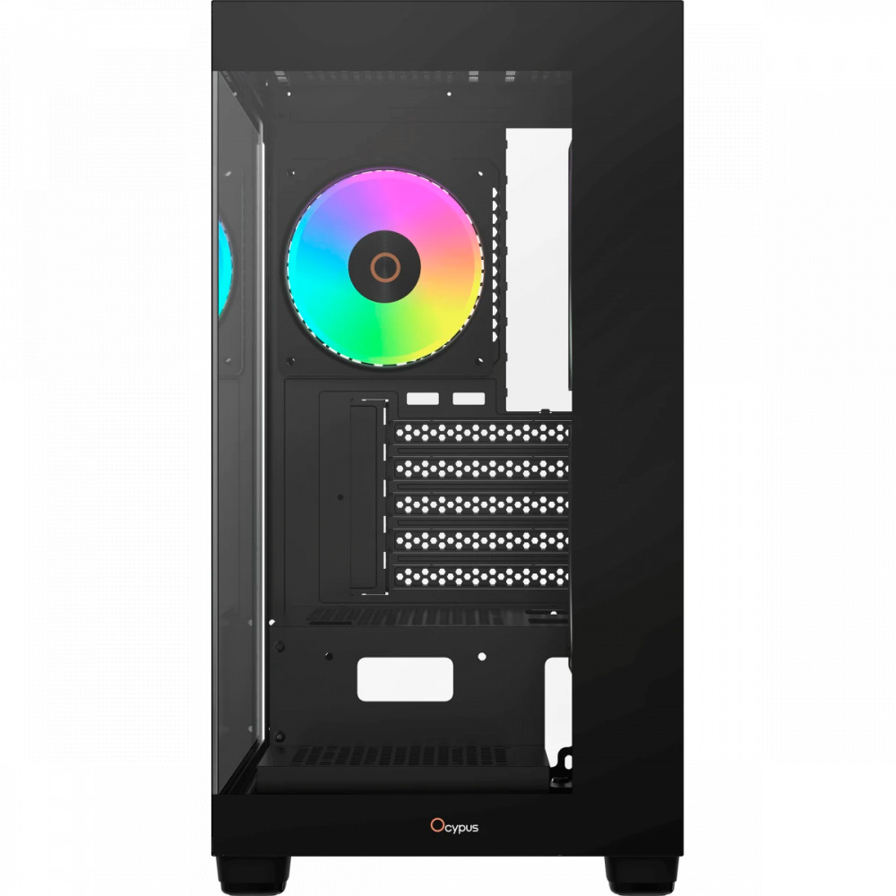 Корпус Ocypus Gamma C52 ARGB Black Gamma-C52-BKD300XX-GL Mini-Tower - миниатюра 2