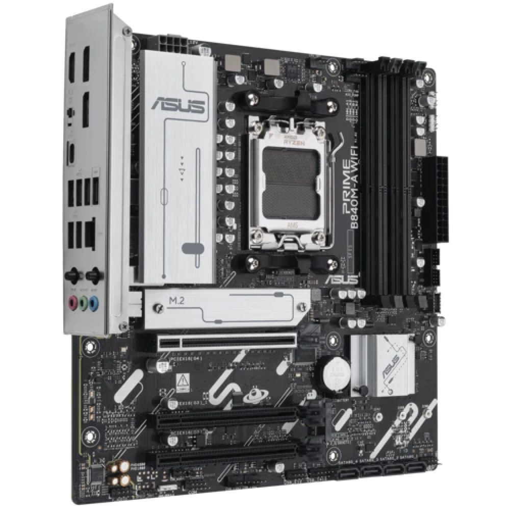 Материнская плата Asus PRIME B840M-A WIFI Micro-ATX, AMD AM5 - миниатюра 2