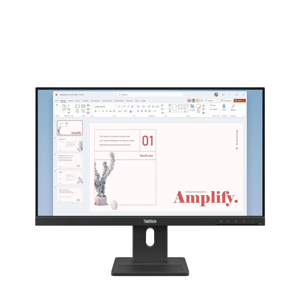 Монитор Lenovo 64BAMAT1EU 23.8 ", IPS, Full HD 1920x1080 (16:9), 100 Гц — фото товара