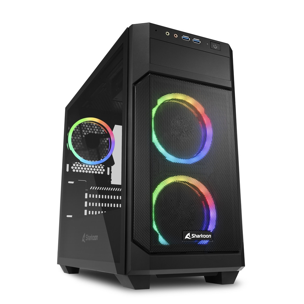 Корпус Sharkoon RGB V1000 Mini-Tower - миниатюра 2