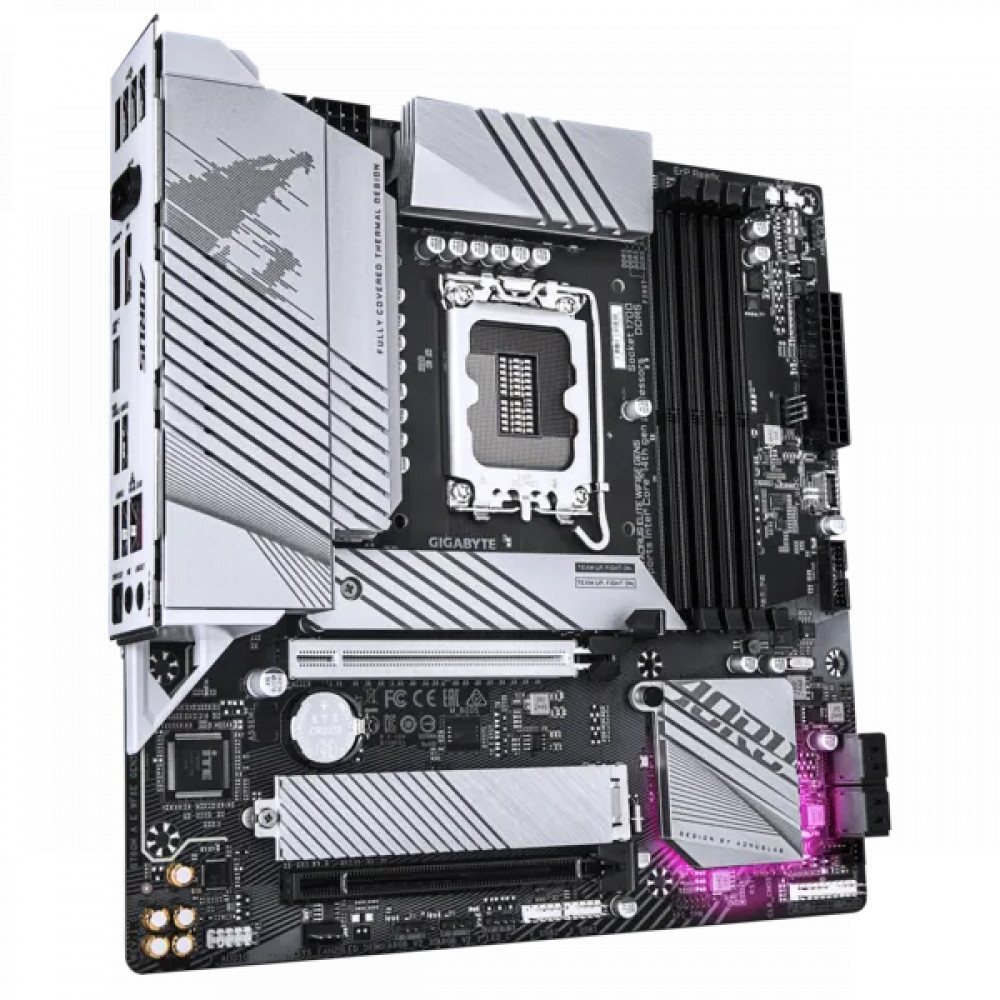 Материнская плата Gigabyte B760M AORUS ELITE WIFI6E GEN5 (REV1.0) Micro-ATX, LGA 1700 - миниатюра 3