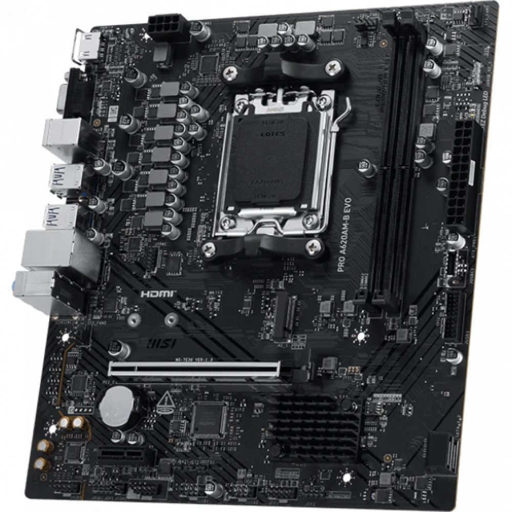 Материнская плата MSI PRO A620AM-B EVO Micro-ATX, AMD AM5 - миниатюра 3