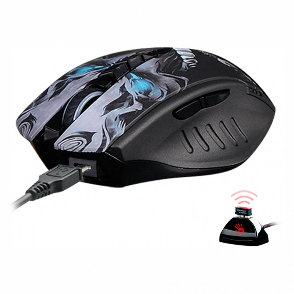 Мышь A4Tech Bloody R80 Plus Skull R80 PLUS (SKULL) Игровые, Беспроводная - миниатюра 2