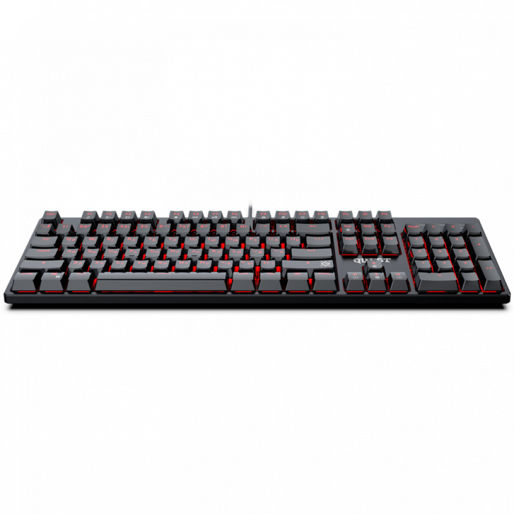 Клавиатура Defender Quest GK-596 Black 45596 Проводная, USB - миниатюра 4