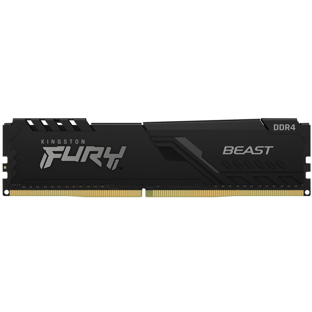 ОЗУ Kingston Fury Beast Black RTL Gaming KF432C16BB/8 DIMM, DDR4, 8 Гб, 3200 МГц - миниатюра 2
