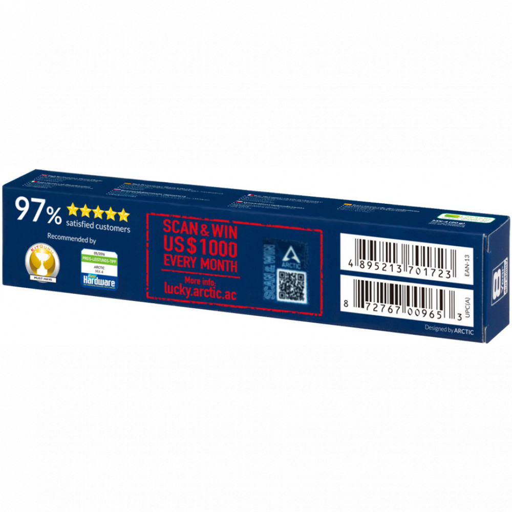 Система охлаждения ARCTIC MX-4 20г ACTCP00001B - миниатюра 3