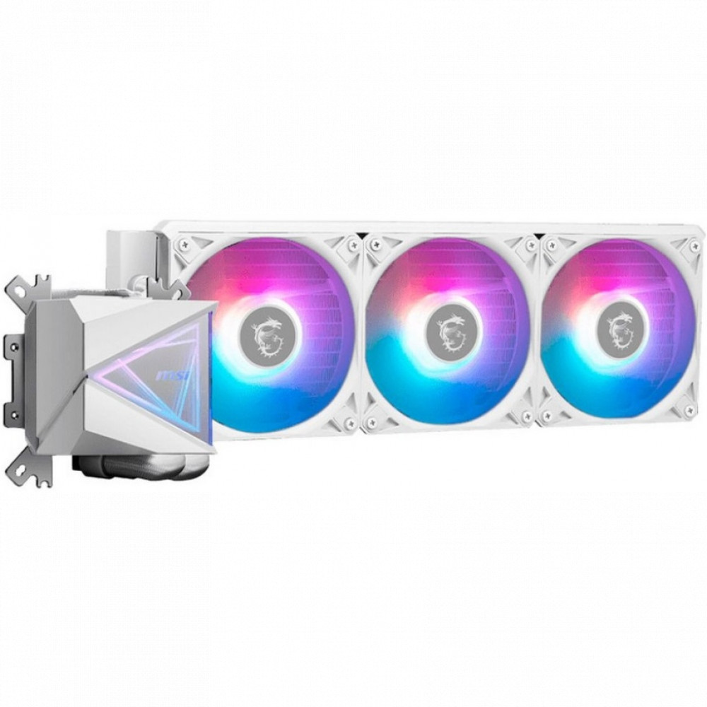 Система охлаждения MSI MAG CORELIQUID I360 WHITE 3x ARGB Gen2 306-7ZW8A21-C24 Для процессора — фото товара