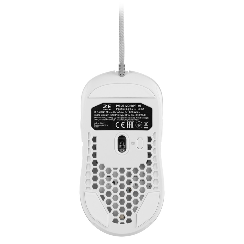 Мышь 2E GAMING HyperDrive Pro 2E-MGHDPR-WT Игровые, Проводная - миниатюра 4
