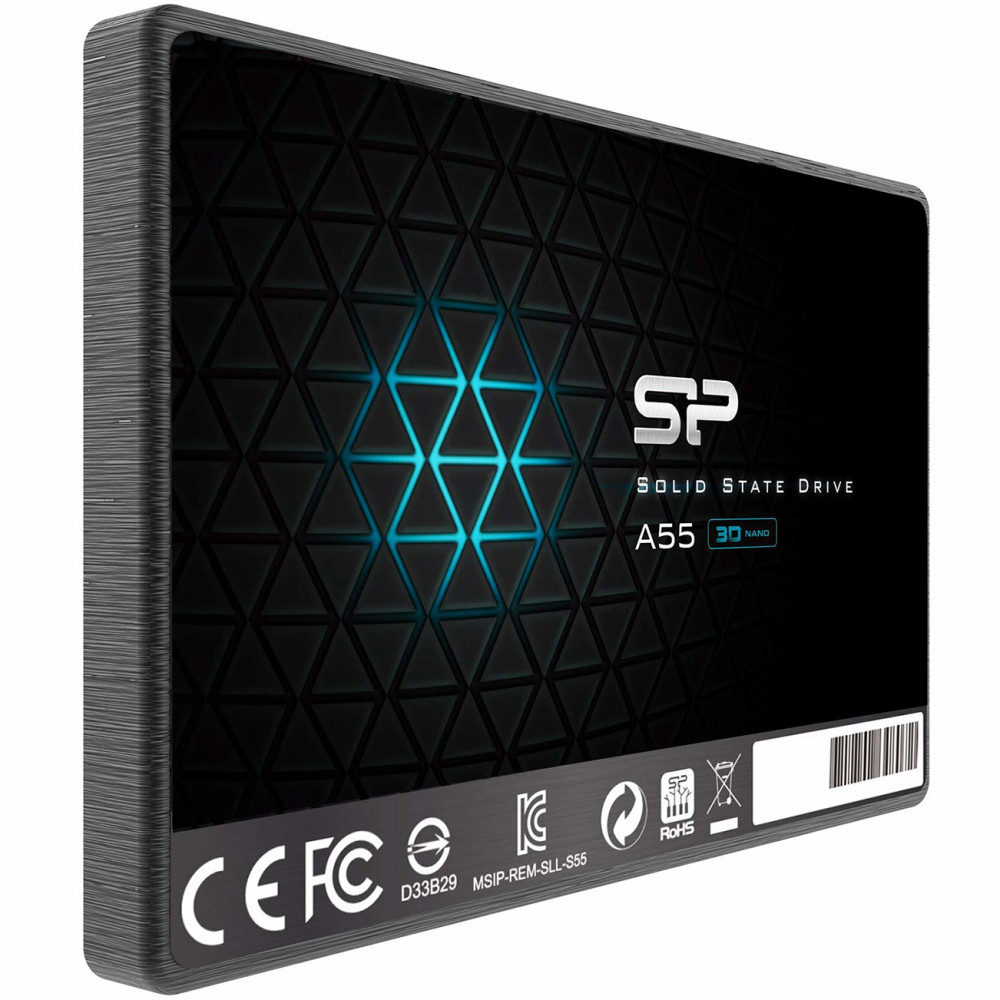 Жесткий диск Silicon Power A55 SP001TBSS3A55S25 SSD (твердотельные), 1 ТБ, 2.5 дюйма, SATA - миниатюра 2
