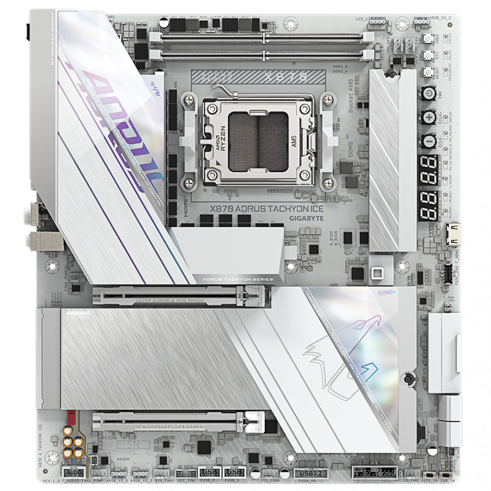 Материнская плата Gigabyte X870 AORUS TACHYON ICE X870 A TACHYON ICE E-ATX, AMD AM5 — фото товара