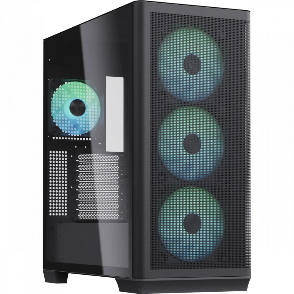 Корпус Aerocool Creator C1 Black (APNX C1 BK) (C1-BK-v1) C1-BK-v1 APCM-CR01043.11 Mid-Tower — фото товара