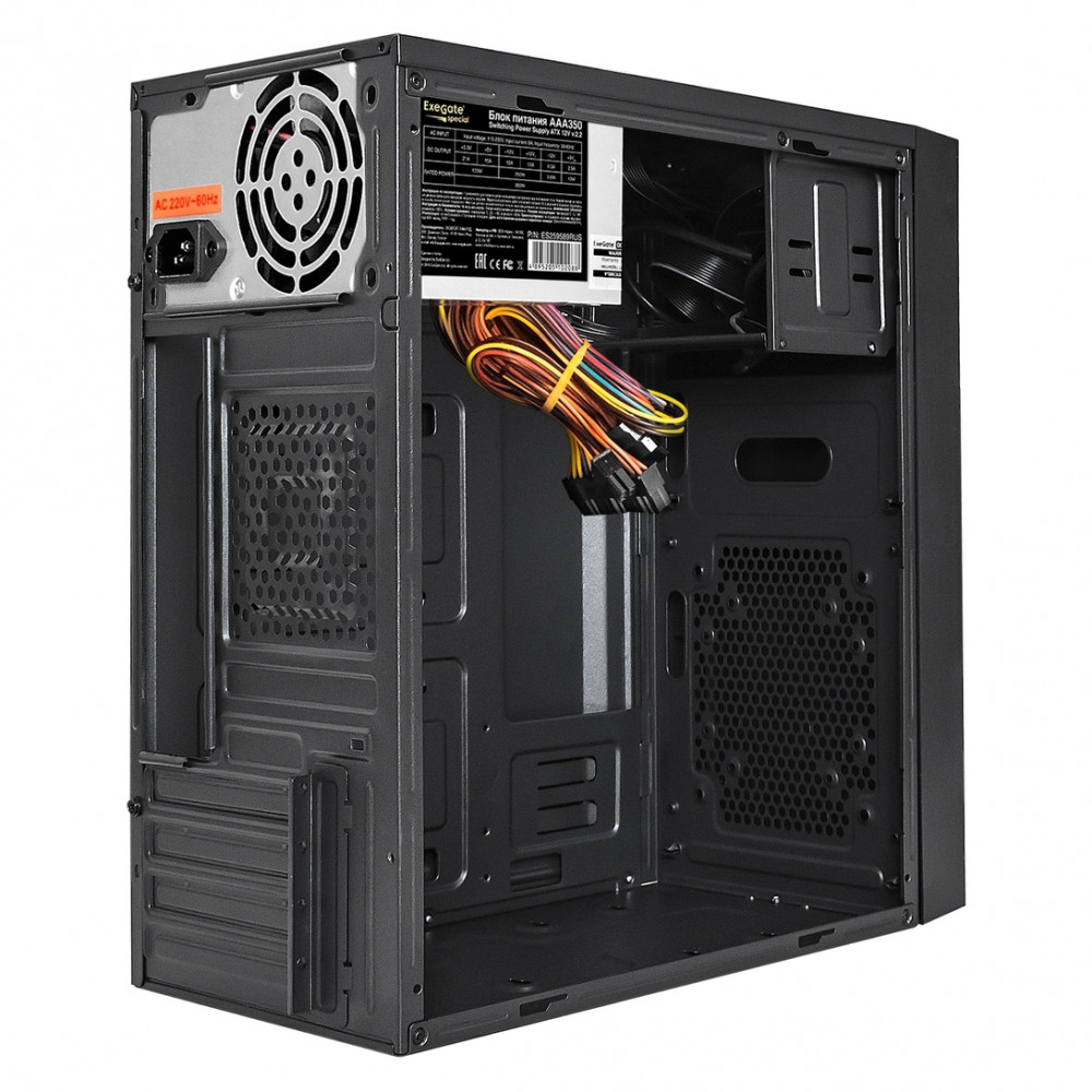 Корпус ExeGate BAA-113-AAA350 EX292348RUS Mini-Tower - миниатюра 2