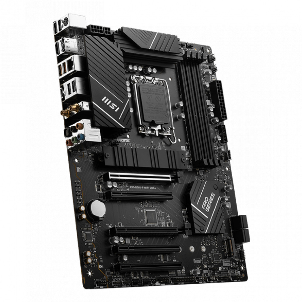 Материнская плата MSI PRO B760-P WIFI DDR4 ATX, LGA 1700 - миниатюра 3