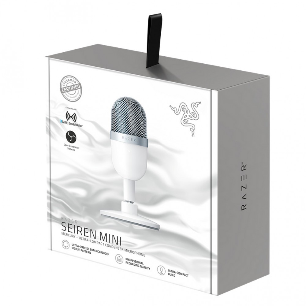 Микрофон Razer Seiren Mini Mercury RZ19-03450300-R3M1 - миниатюра 4