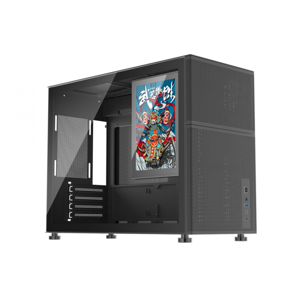Корпус 1STPLAYER Mi6-EV-BK Mini-Tower - миниатюра 2
