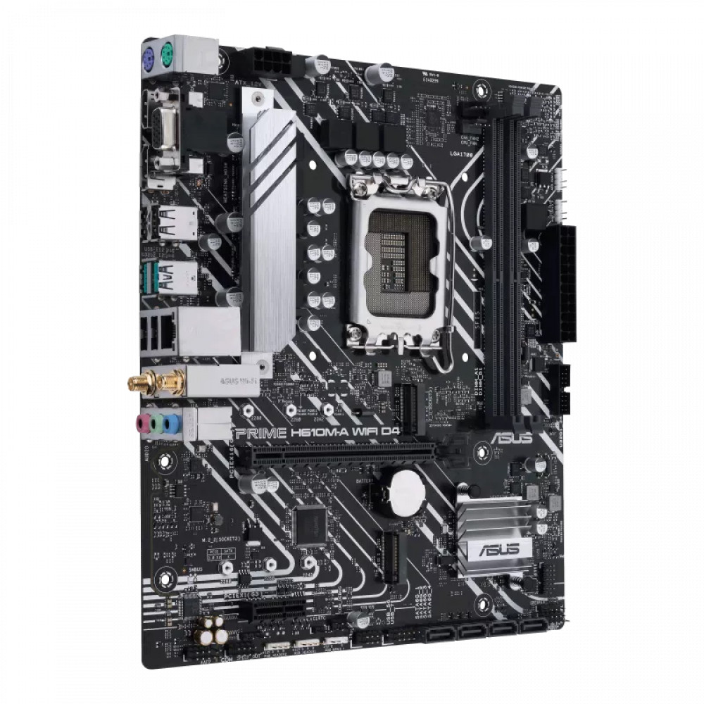 Материнская плата Asus PRIME H610M-A WIFI D4 90MB1C80-M0EAY0 Micro-ATX, LGA 1700 - миниатюра 2
