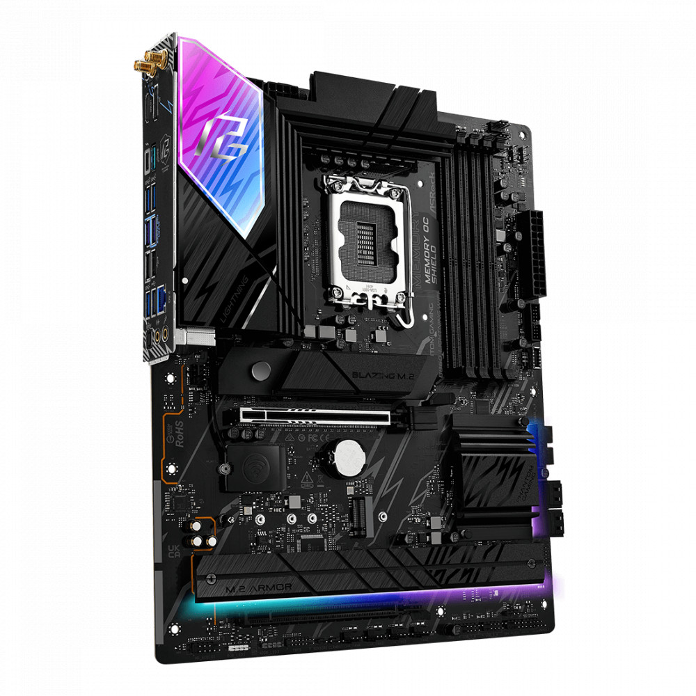 Материнская плата ASRock B860 LIGHTNING WIFI ATX, LGA 1851 - миниатюра 3