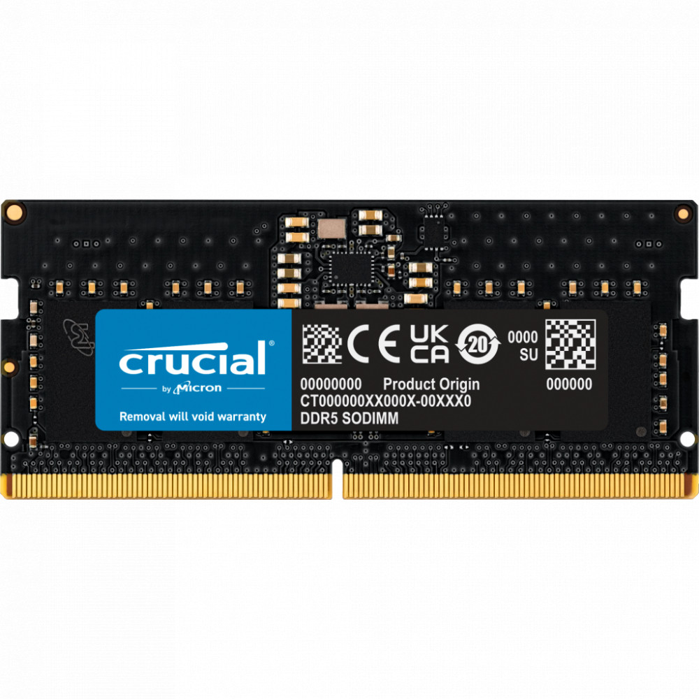 ОЗУ Crucial CT8G56C46S5 DIMM, DDR5, 8 Гб, 5200 МГц — фото товара