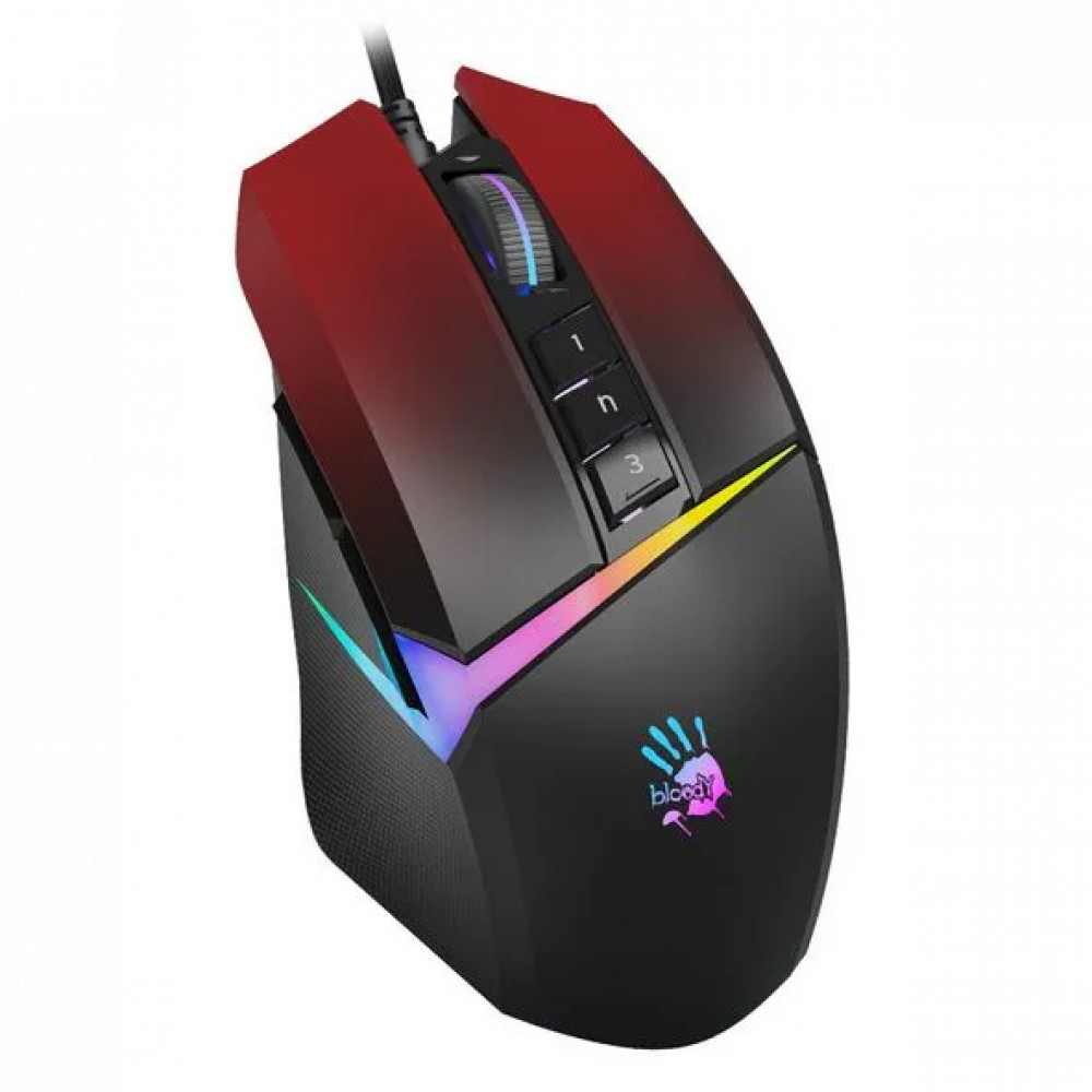 Мышь A4Tech Bloody W60 MAX GRADIENT RED ACTIVATED Игровые, Проводная - миниатюра 2