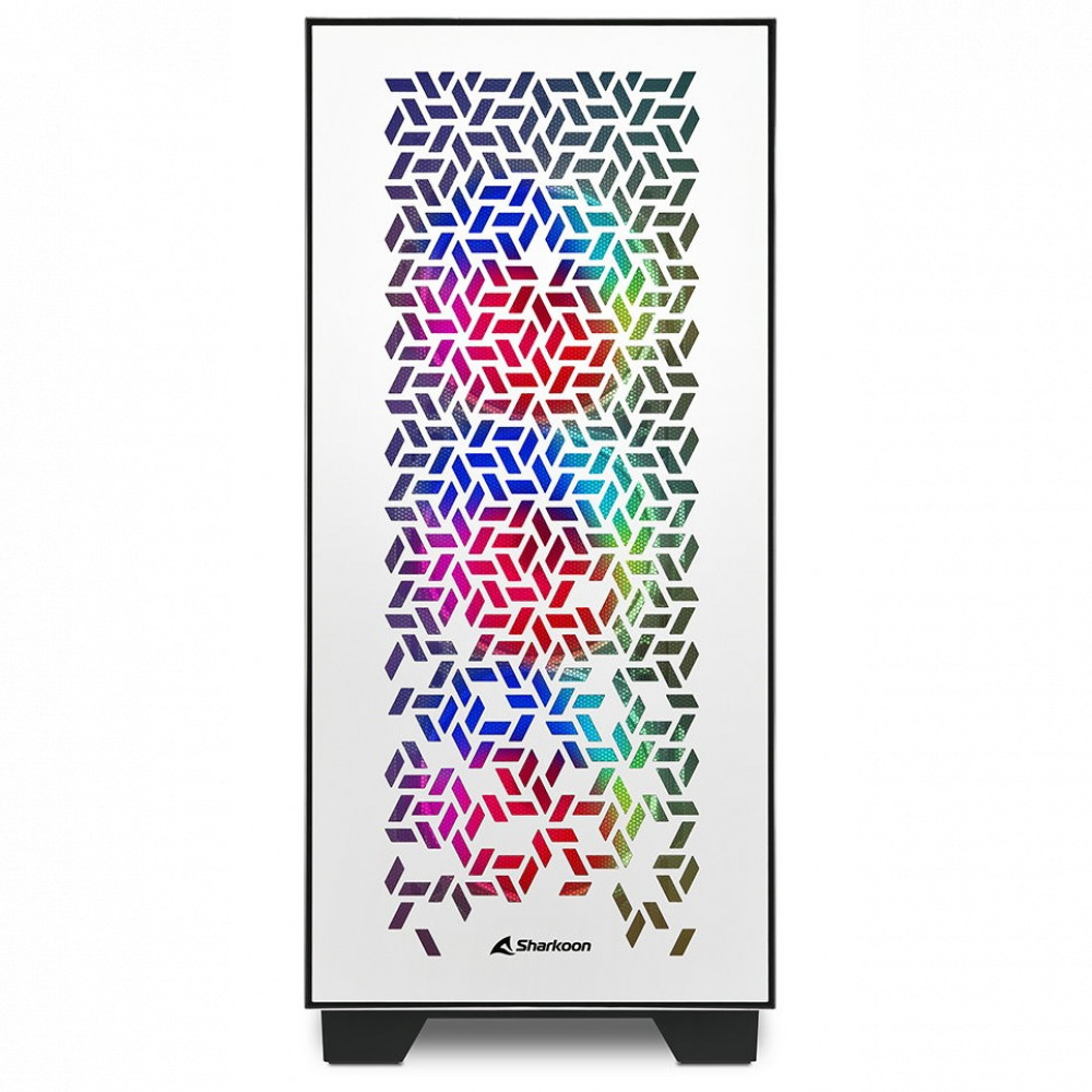 Корпус Sharkoon ELITE SHARK CA300H WHITE ELITE SHARK CA300H Wh Mid-Tower - миниатюра 2