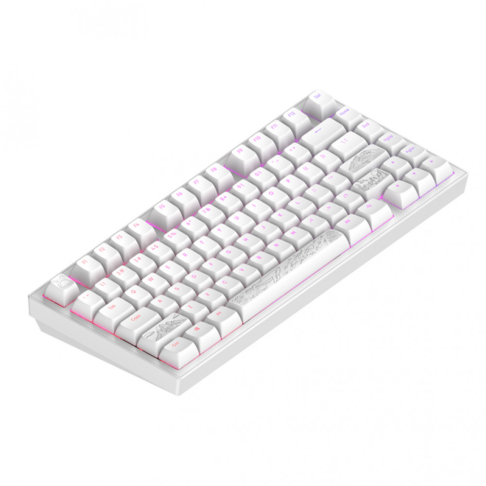 Клавиатура Dark Project Project ALU81A Terra Nostra White DPKB_NOSTRA_81_ANSI_WHITE Проводная, USB - миниатюра 2