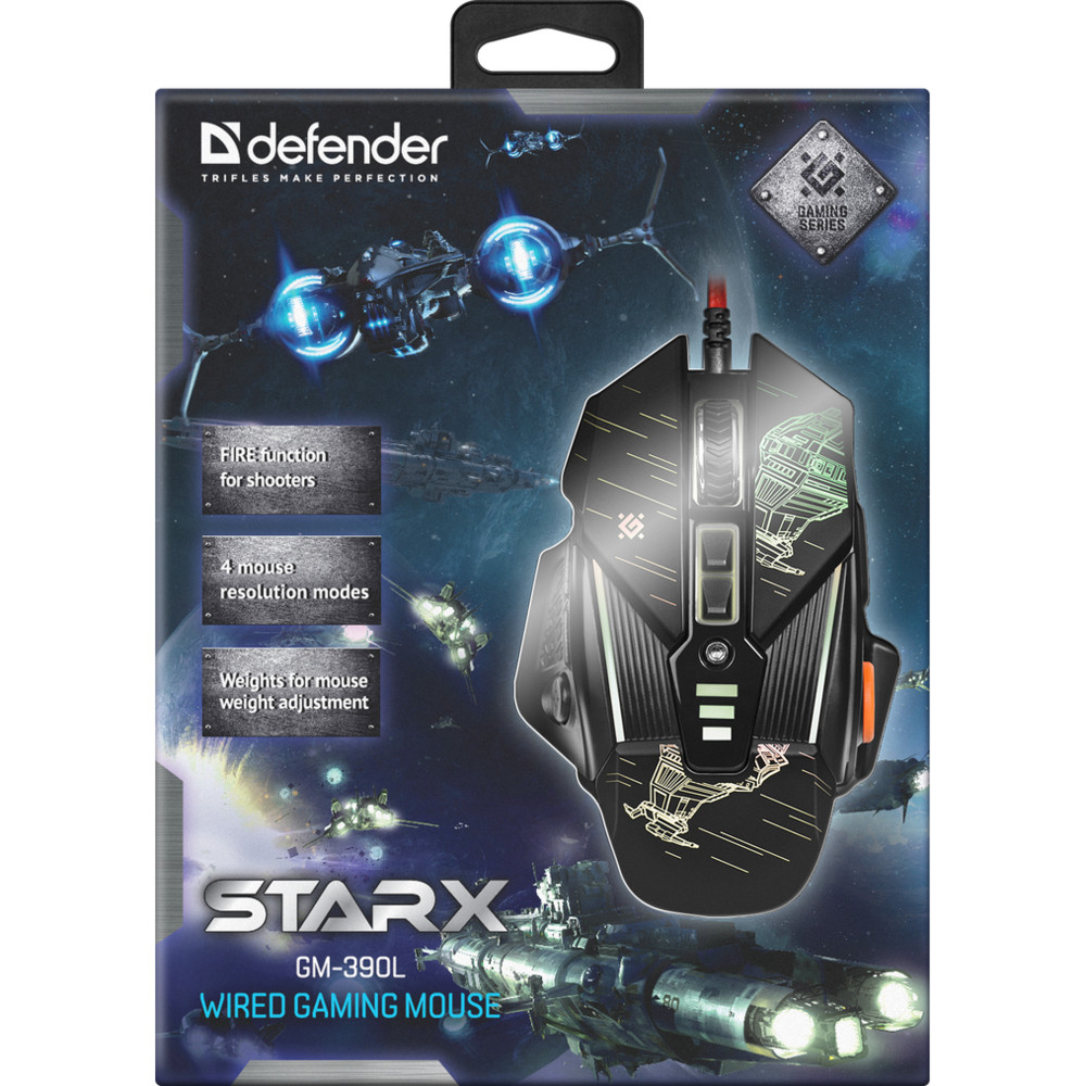 Мышь Defender sTarx GM-390L 52390 Игровые, Проводная - миниатюра 5