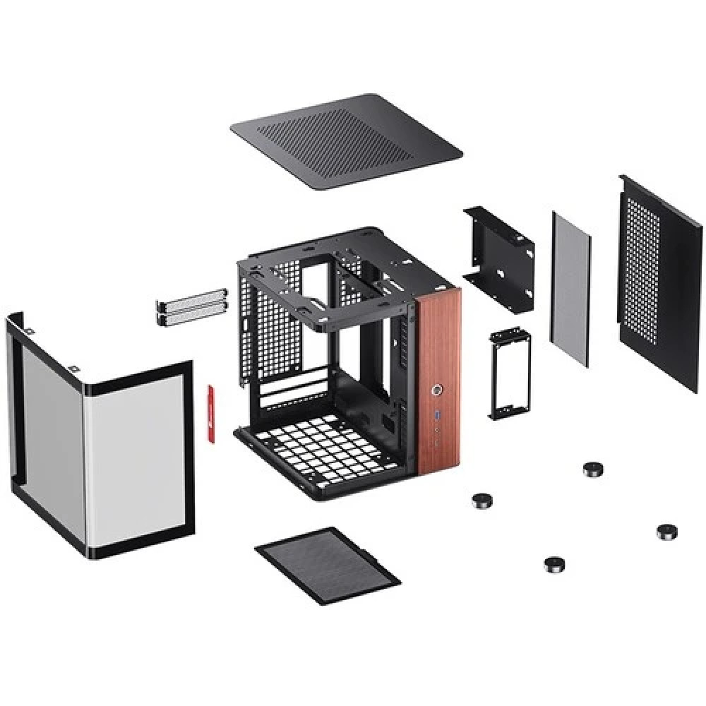 Корпус Jonsbo TK-0 Black Mini-Tower - миниатюра 5