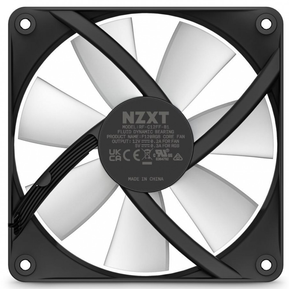 Система охлаждения NZXT F120 RGB Core Fan RF-C12SF-B1 Для системного блока - миниатюра 3