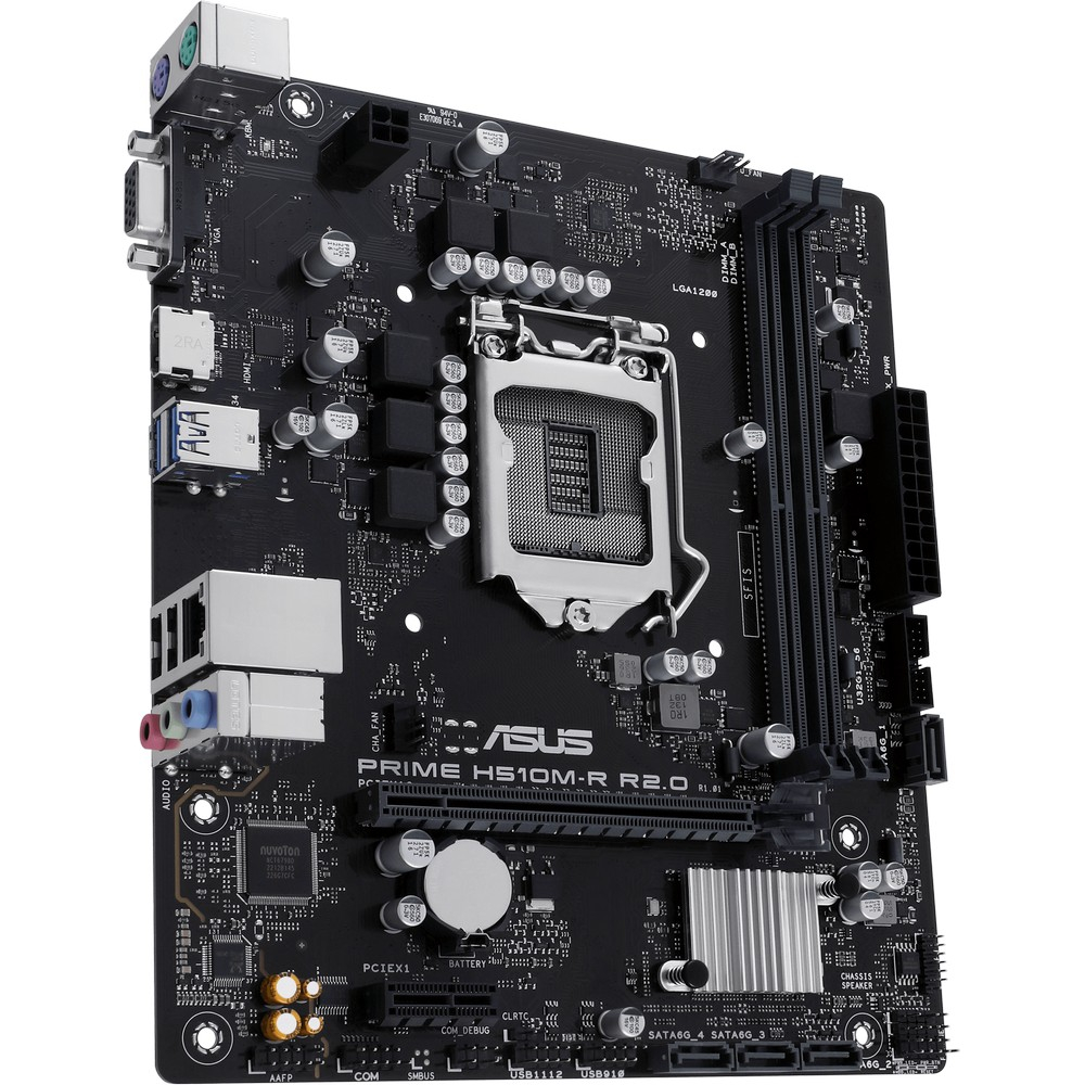 Материнская плата Asus PRIME H510M-R R2.0-SI Micro-ATX, LGA 1200 - миниатюра 3