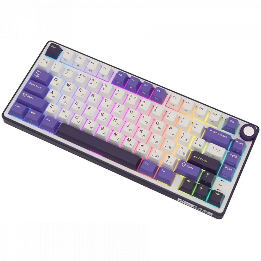 Клавиатура Royal Kludge R75 Blackberry (Silver Switch) 6935280824722 Проводная, USB - миниатюра 5