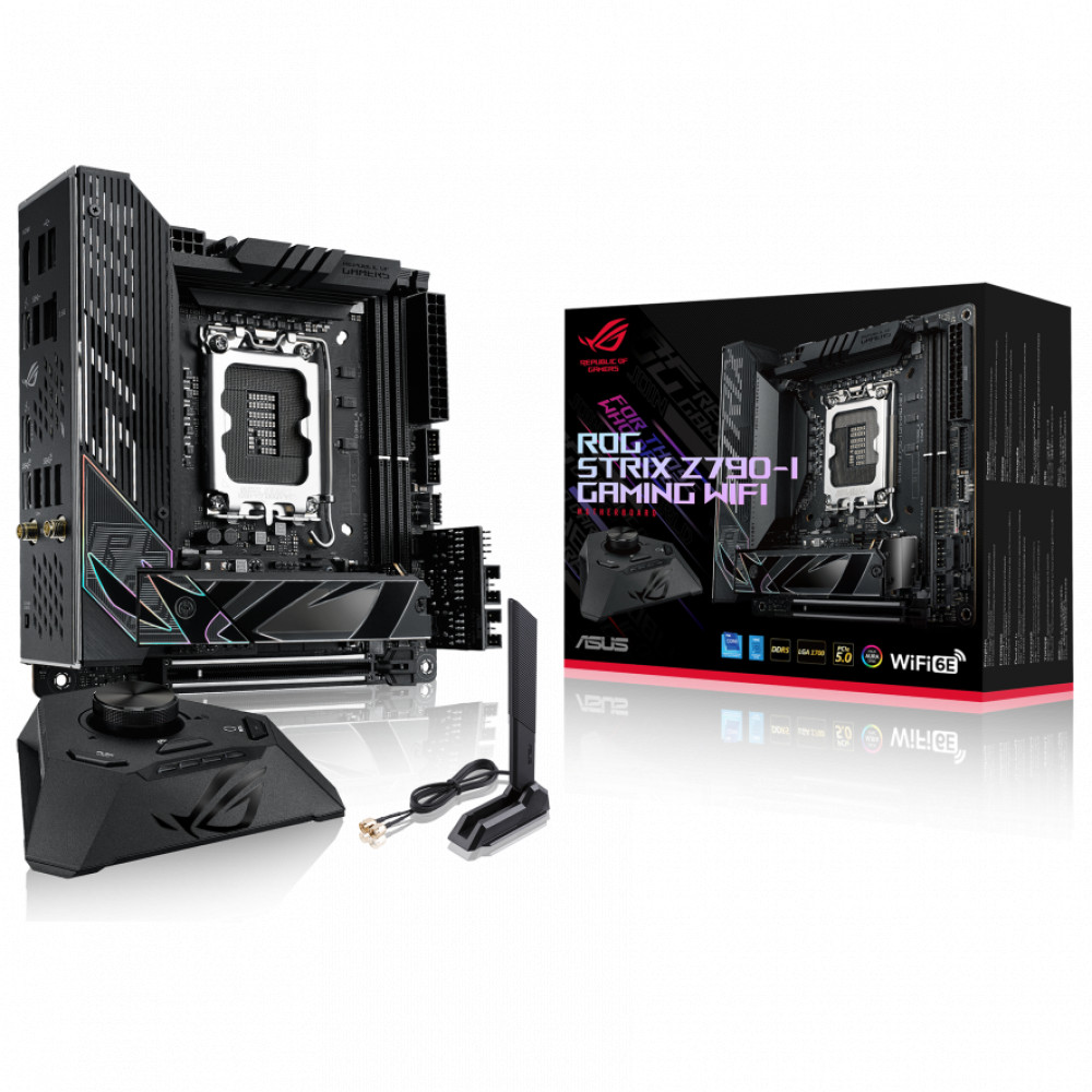 Материнская плата Asus ROG STRIX Z790-I GAMING WIFI 90MB1CM0-M0EAY0 Mini-ITX, LGA 1700 - миниатюра 5