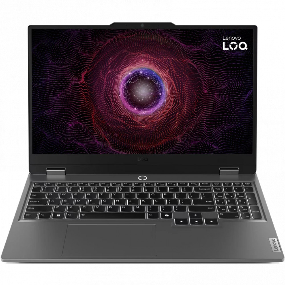 Ноутбук Lenovo LOQ 15ARP9 Luna Grey 83JC00LBRK 15.6 ", FHD 1920x1080 (16:9), AMD, Ryzen 5, 16 Гб, 512 ГБ, nVidia GeForce RTX 4050 — фото товара